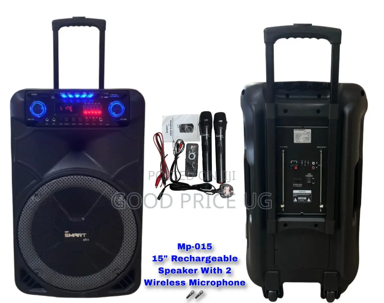 SMARTplus MP-015 15-Inch Professional Battery Speaker System