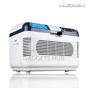 Car Refrigerator, Aluminum ABS 12L Portable RV Electric Cooler Freezer