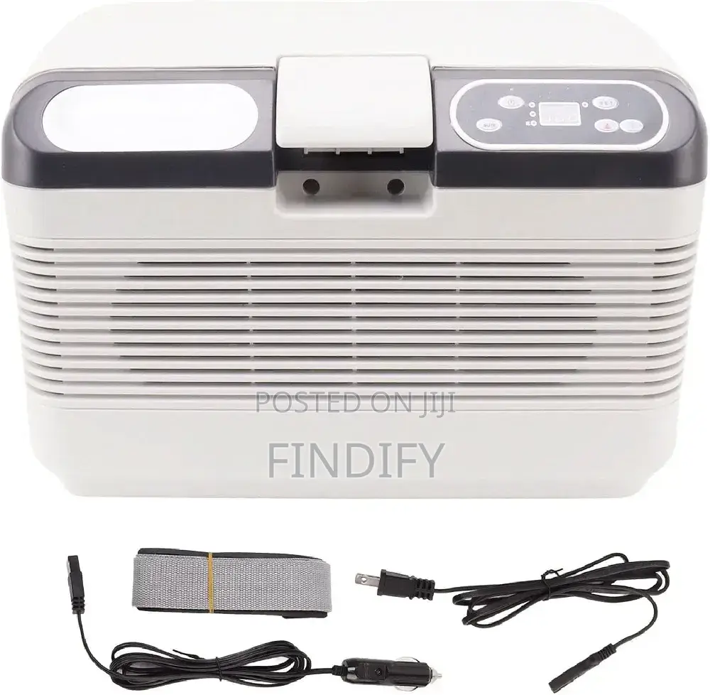 Car Refrigerator, Aluminum ABS 12L Portable RV Electric Cooler Freezer