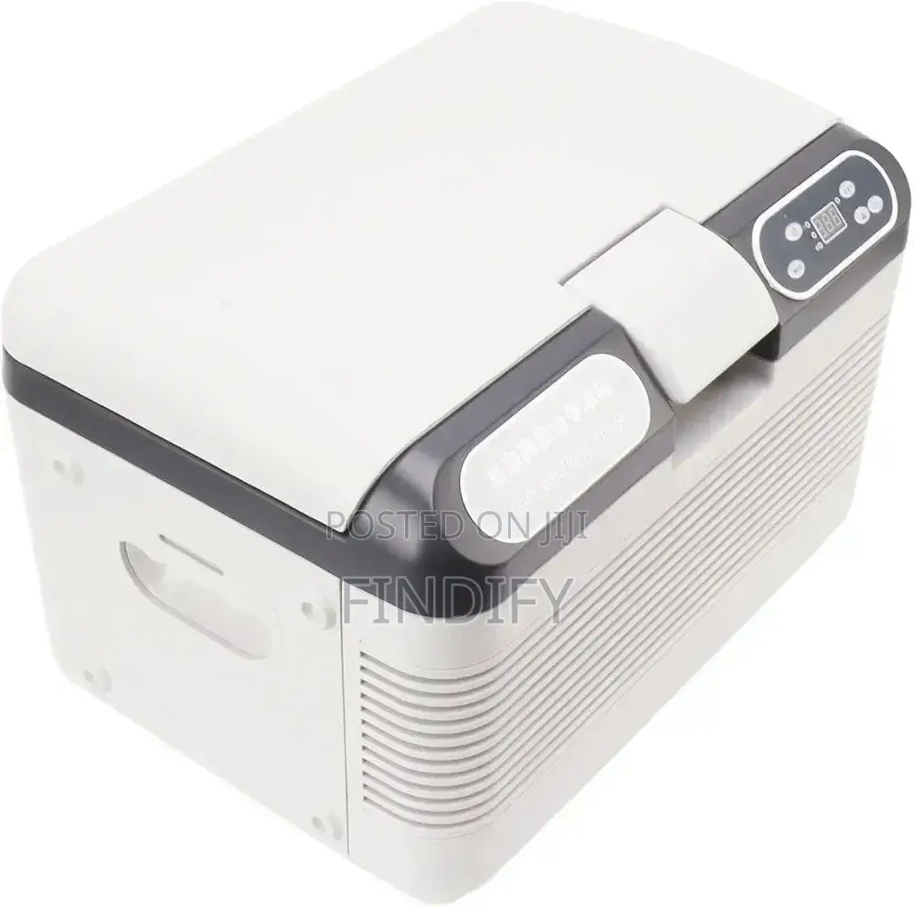 Car Refrigerator, Aluminum ABS 12L Portable RV Electric Cooler Freezer