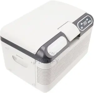 Car Refrigerator, Aluminum ABS 12L Portable RV Electric Cooler Freezer