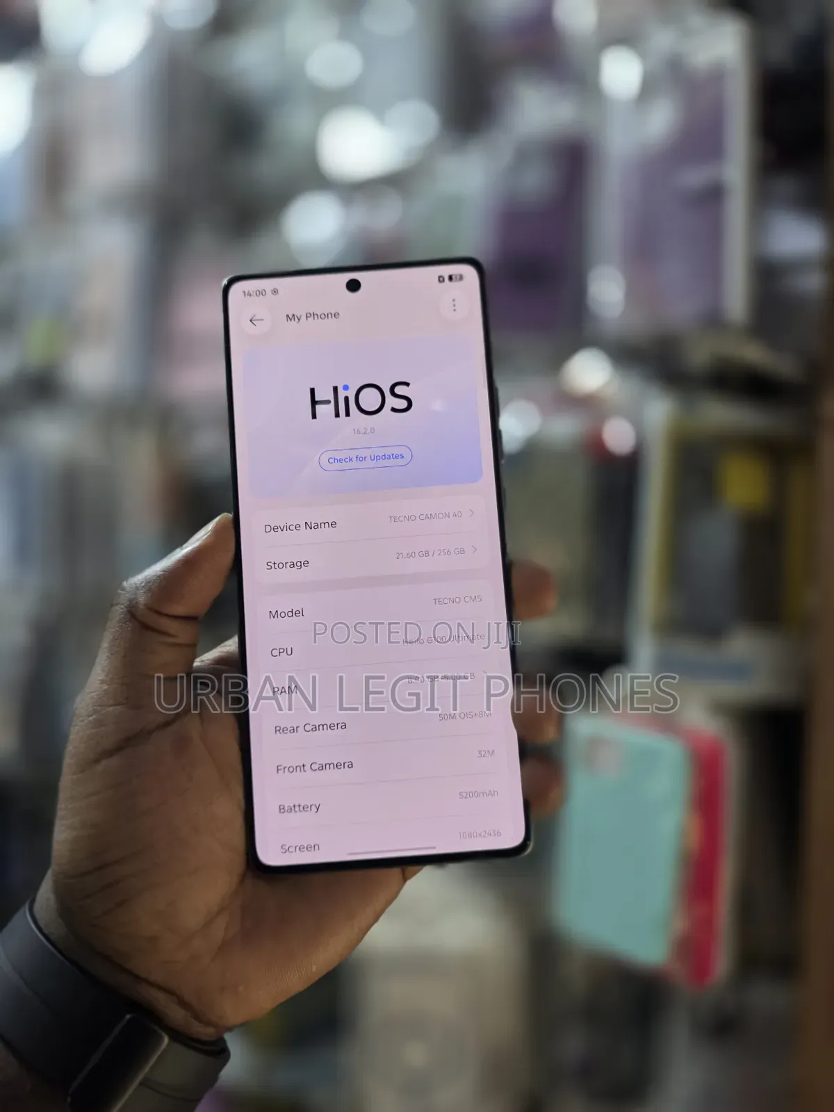 Tecno Camon 40 256 GB Black