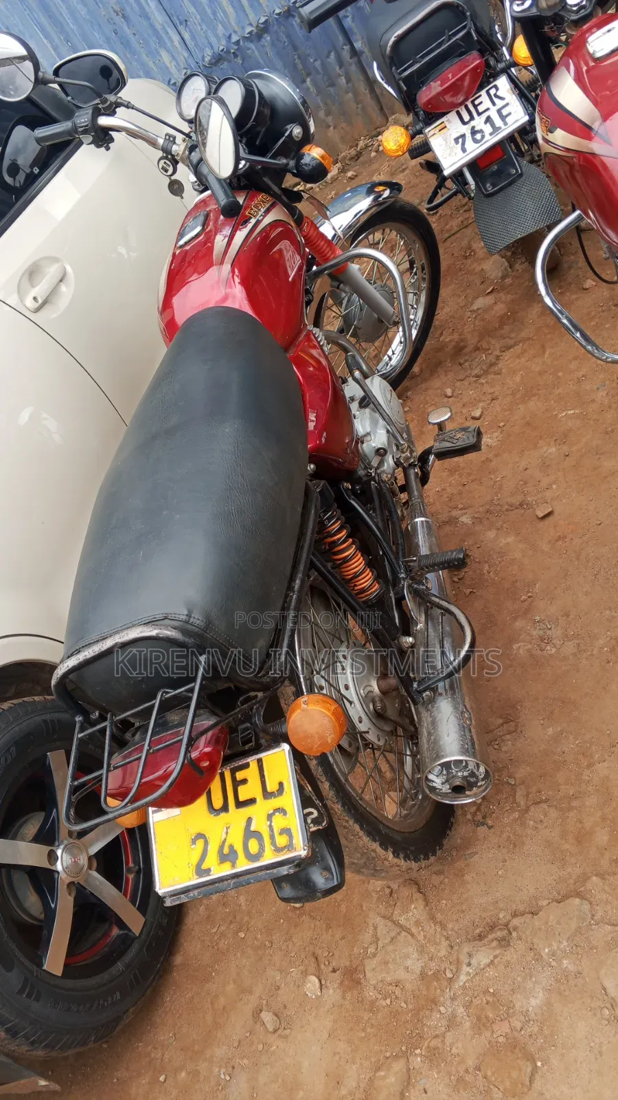 Bajaj Boxer 100 2017 Red