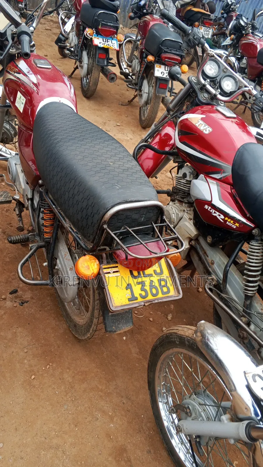 Bajaj Boxer 100 2016 Red