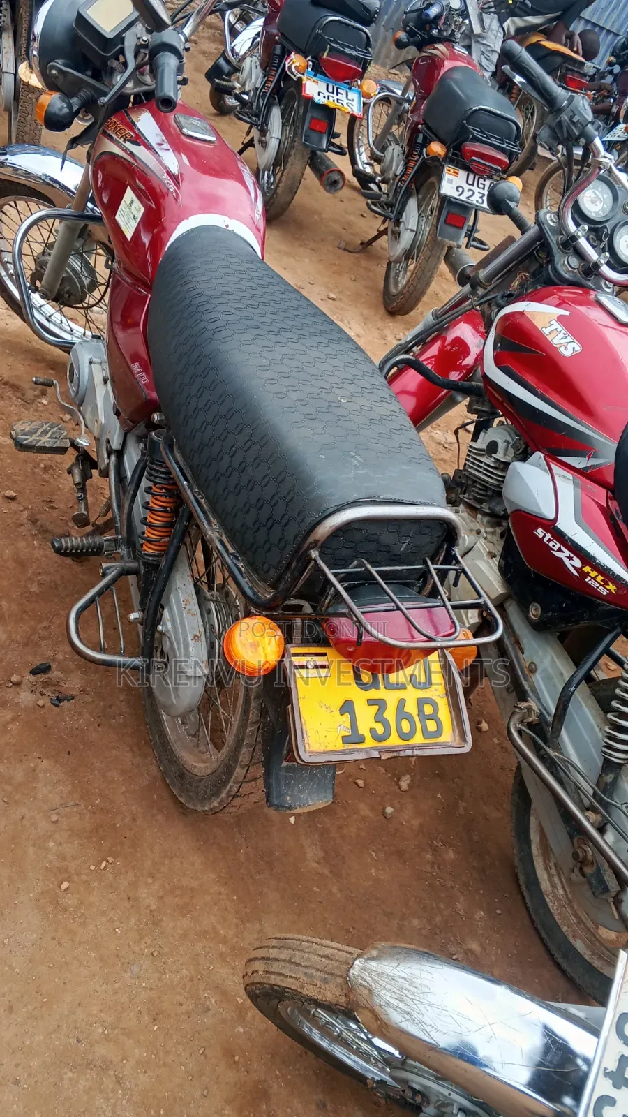 Bajaj Boxer 100 2016 Red