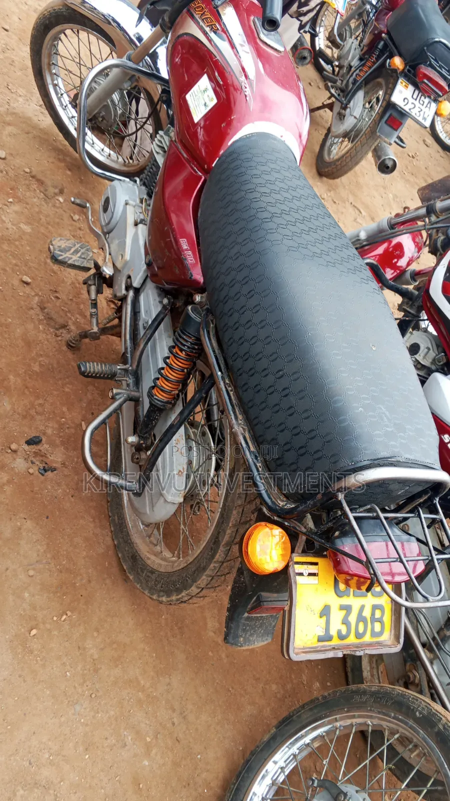 Bajaj Boxer 100 2016 Red