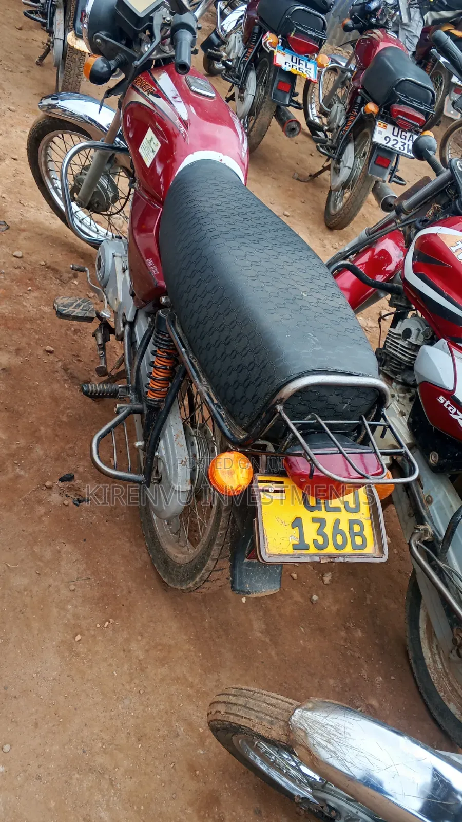 Bajaj Boxer 100 2016 Red