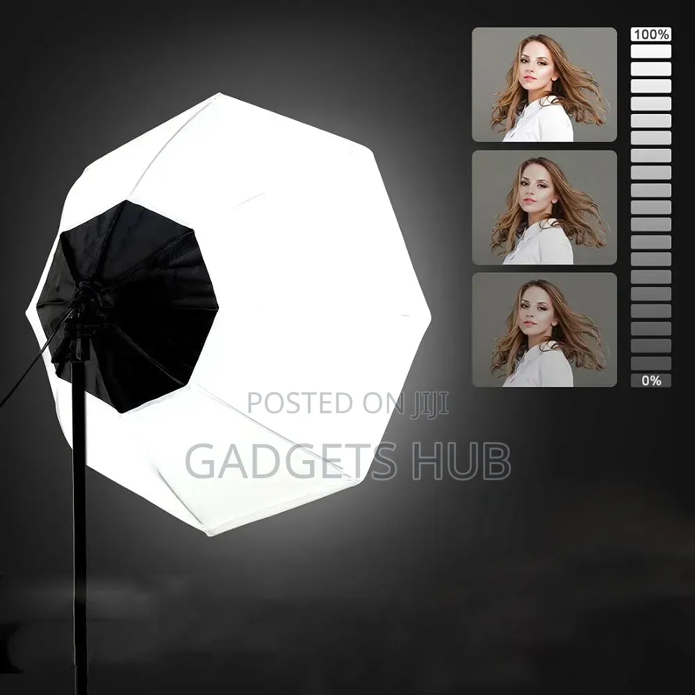 Octagon Softbox Light White Diffuser 26 Inches/70cm With 150W 