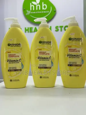 Garnier Vitamin C Brightening Lotion.
