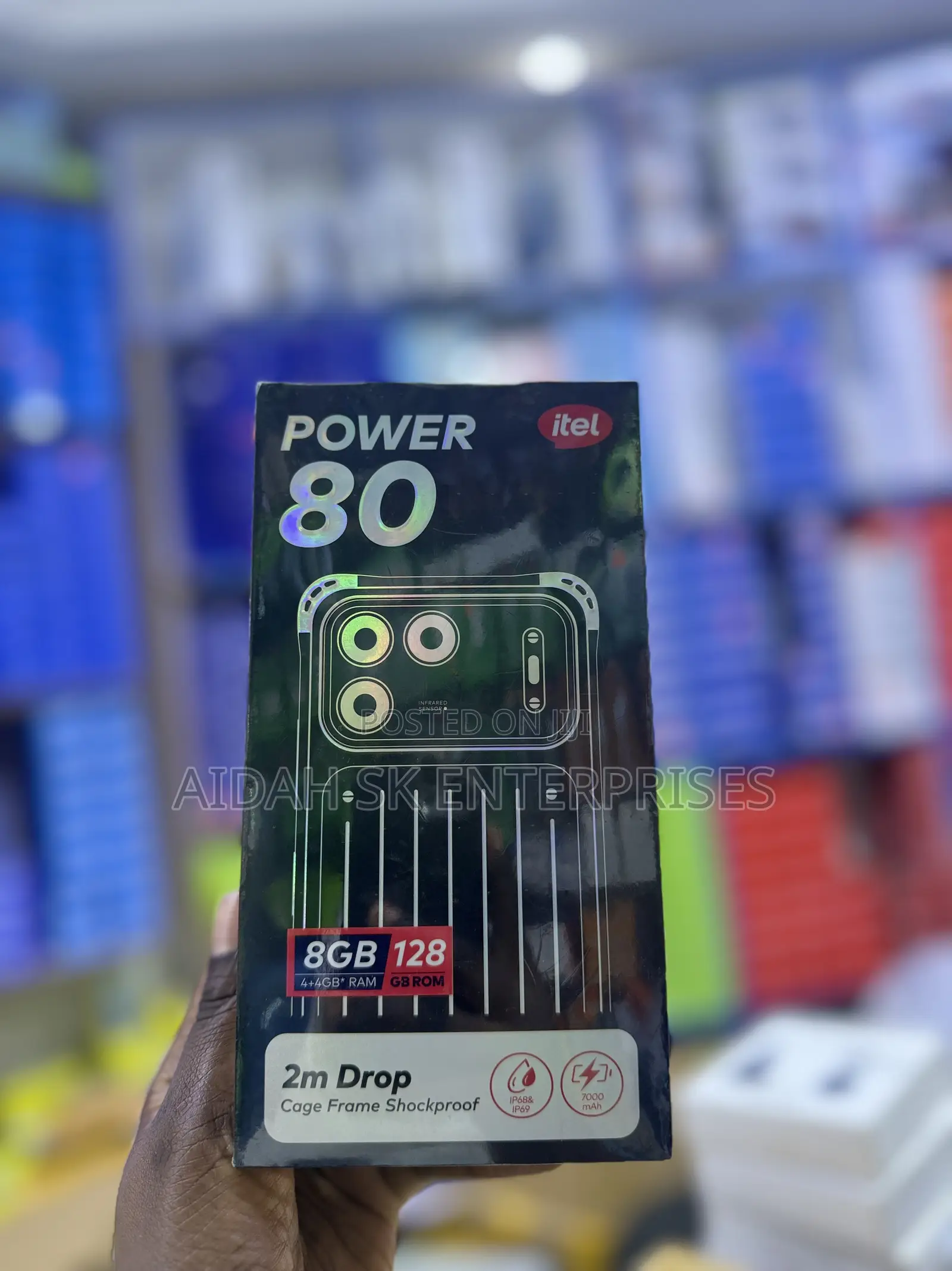 New Itel Power 80 128 GB Black