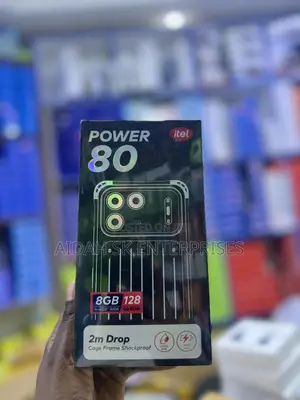 New Itel Power 80 128 GB Black
