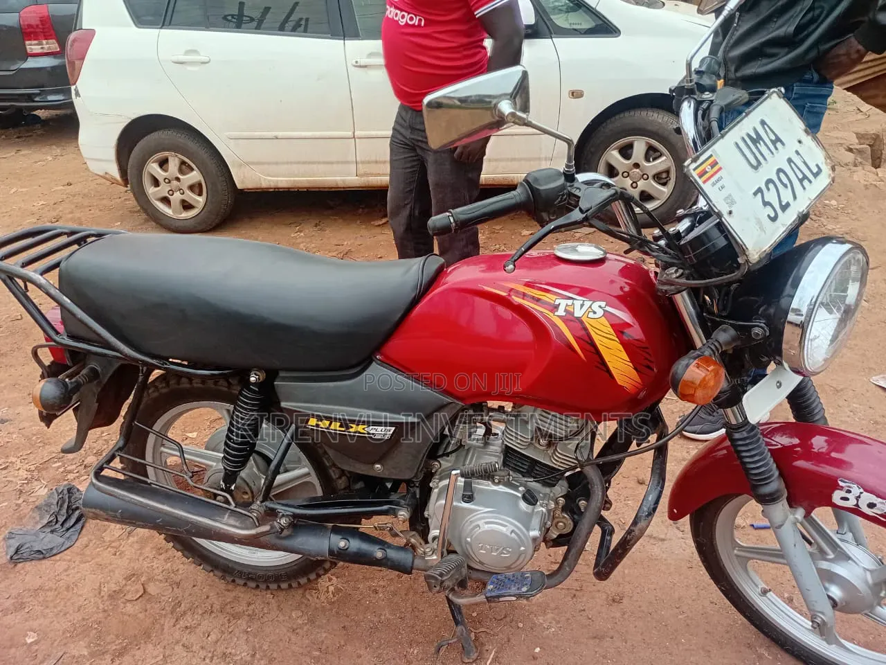 TVS XL 100 2025 Red