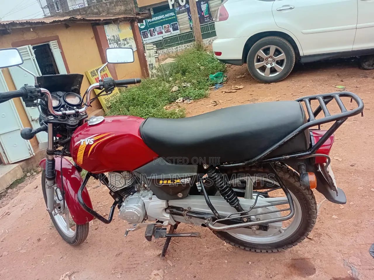 TVS XL 100 2025 Red