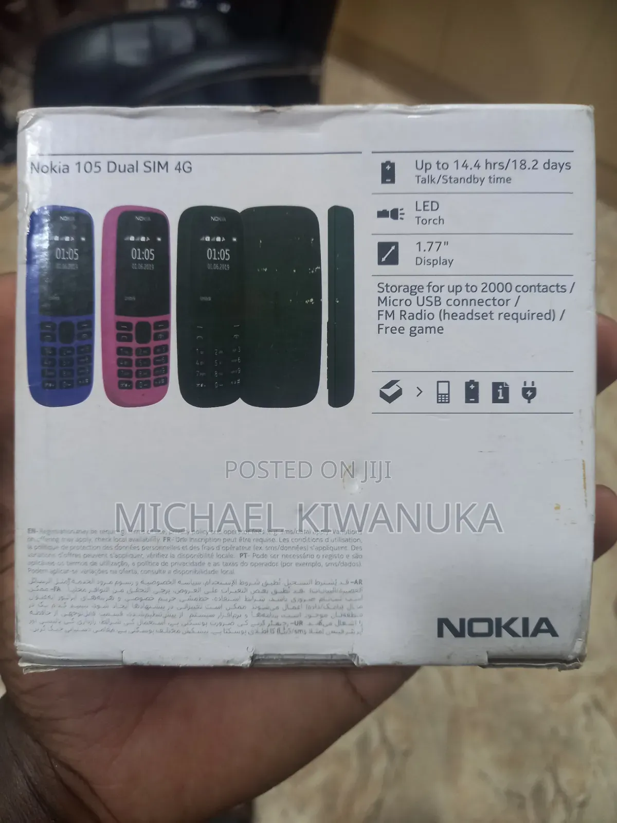 New Nokia 105 Black