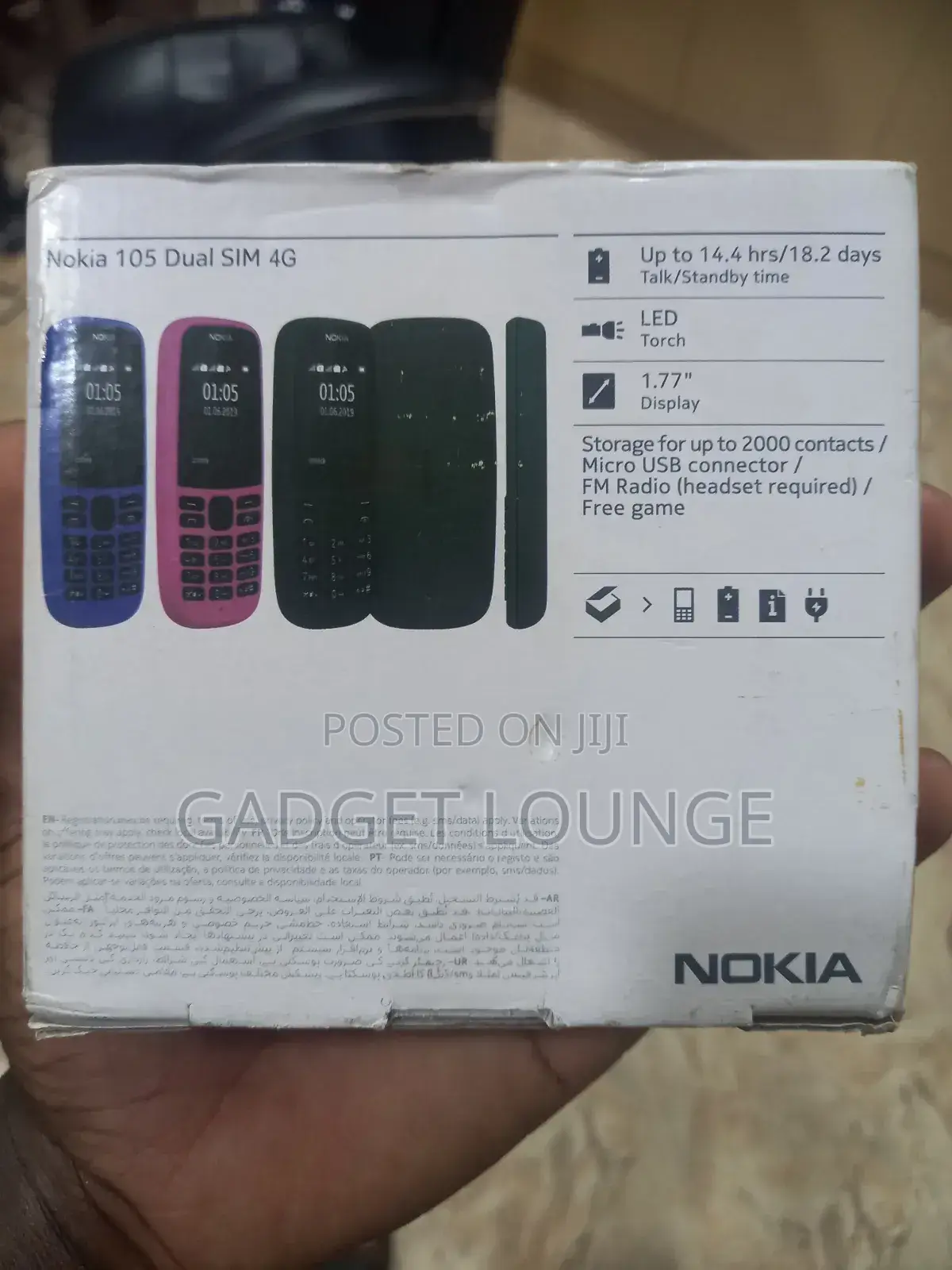 New Nokia 105 Black