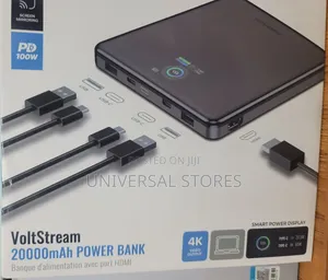 Powerology VoltStream 20000mAh Power Bank (100W PD)