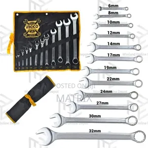 INGCO 12 PCS Combination Spanner Wrench 6mm-32mm.
