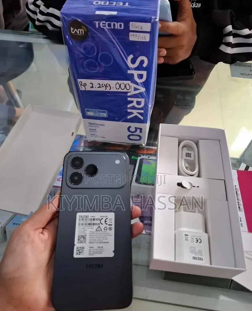 New Tecno Spark 50 128 GB Black