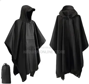 Pancho Lightweight New Hooded Adult Rain Coat