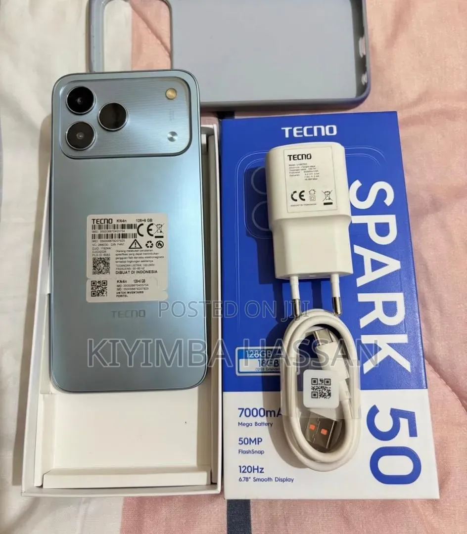 New Tecno Spark 50 128 GB Gray