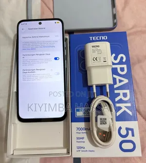 New Tecno Spark 50 128 GB Gray