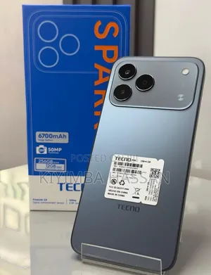 New Tecno Spark 50 128 GB Gray