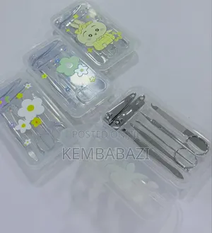 7-Piece Cute Floral and Cartoon Manicure Sets