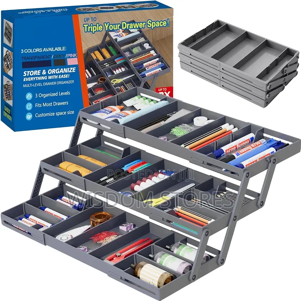 Multi Level Smart Drawer Organizer