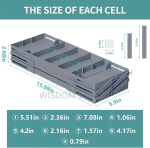 Multi Level Smart Drawer Organizer