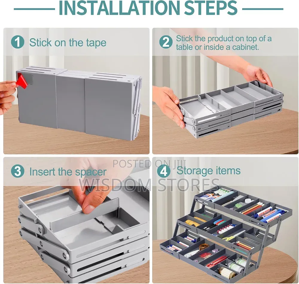 Multi Level Smart Drawer Organizer
