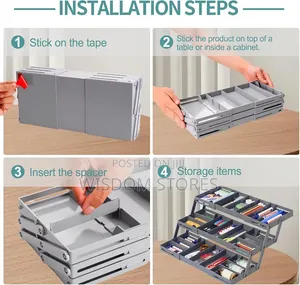 Multi Level Smart Drawer Organizer