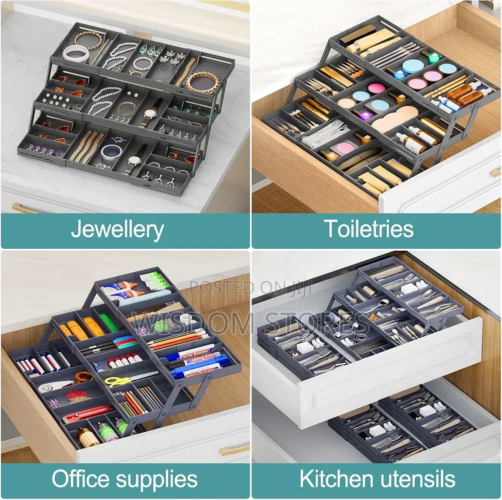 Multi Level Smart Drawer Organizer
