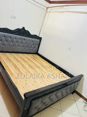 5 by 6 Grey Bed