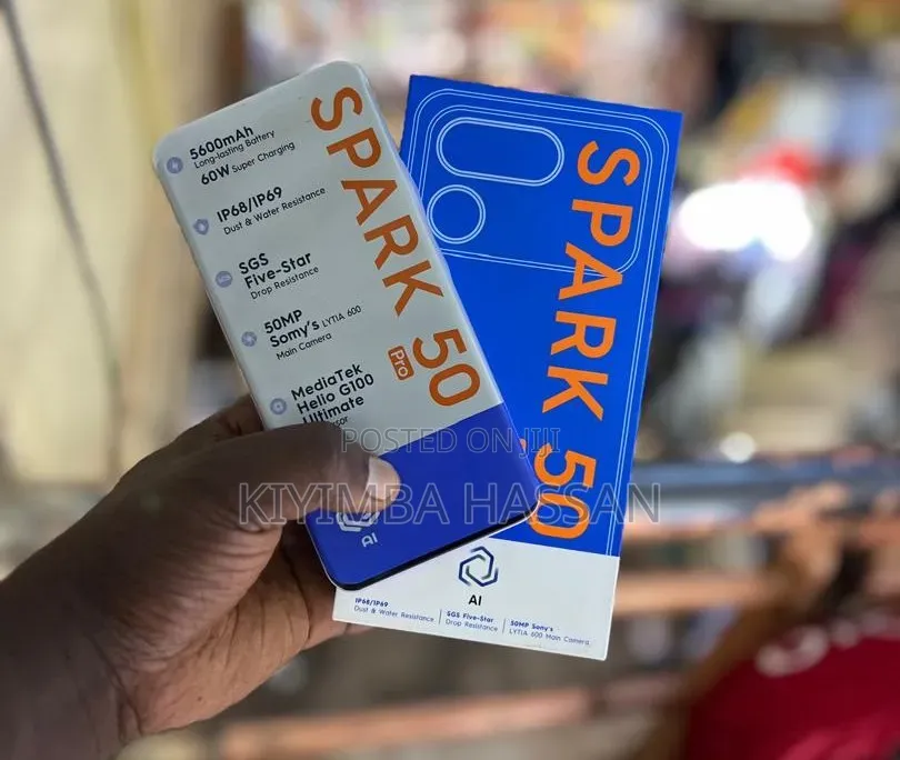 New Tecno Spark 50 Pro 256 GB Purple