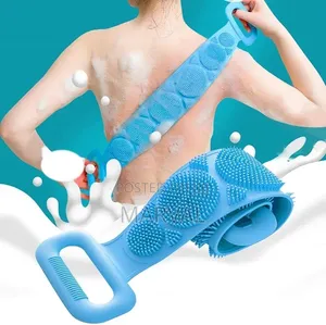 Silicone Body Back Scrubber Belt for Shower