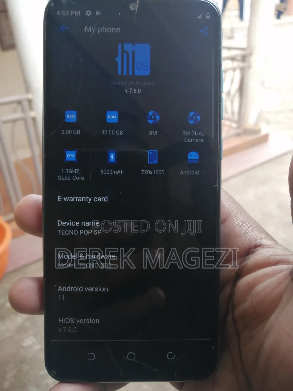 Tecno Pop 5P 32 GB Blue