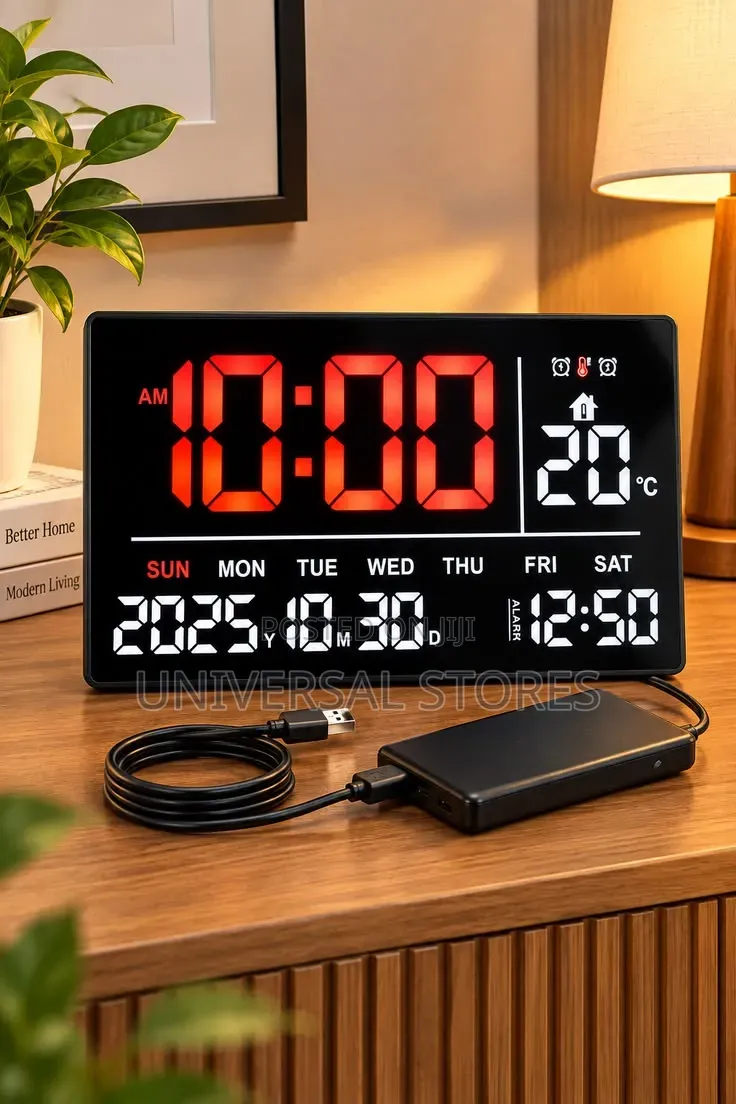 Digital Led Display Wall Clock