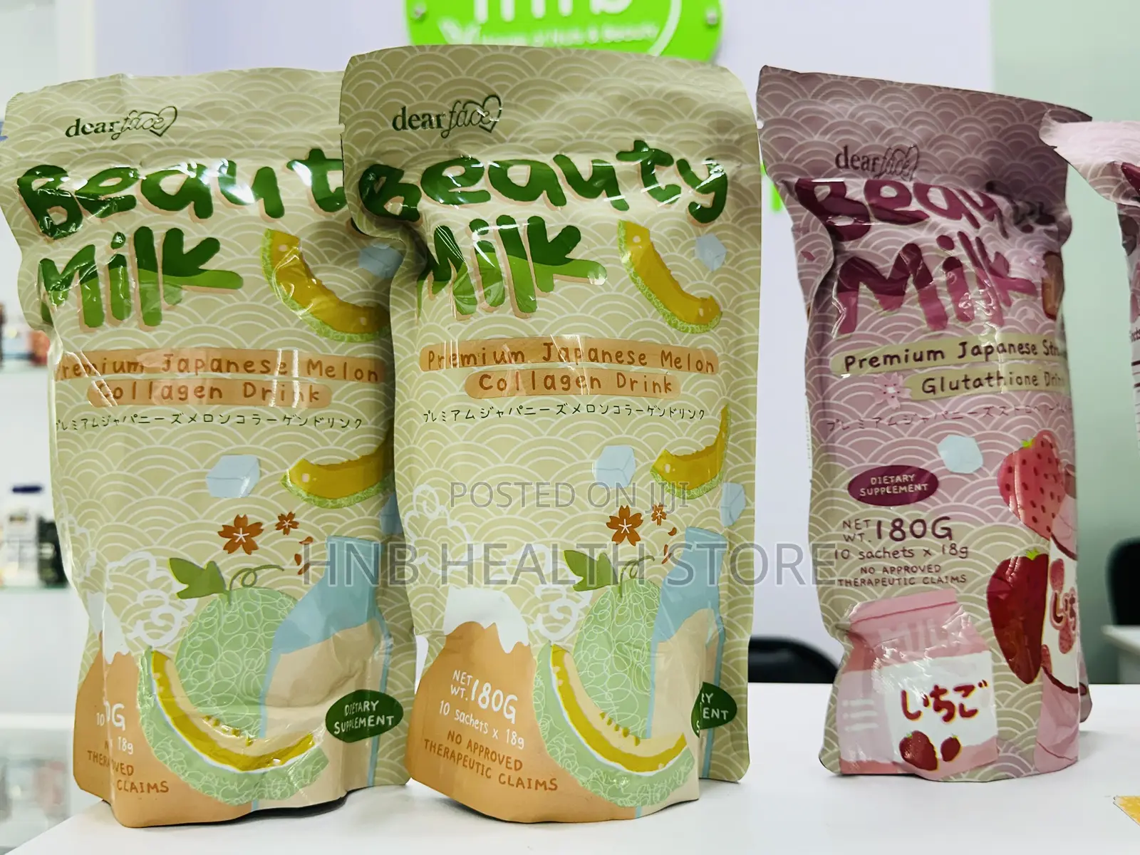 Beauty Milk Brightening Supplements.