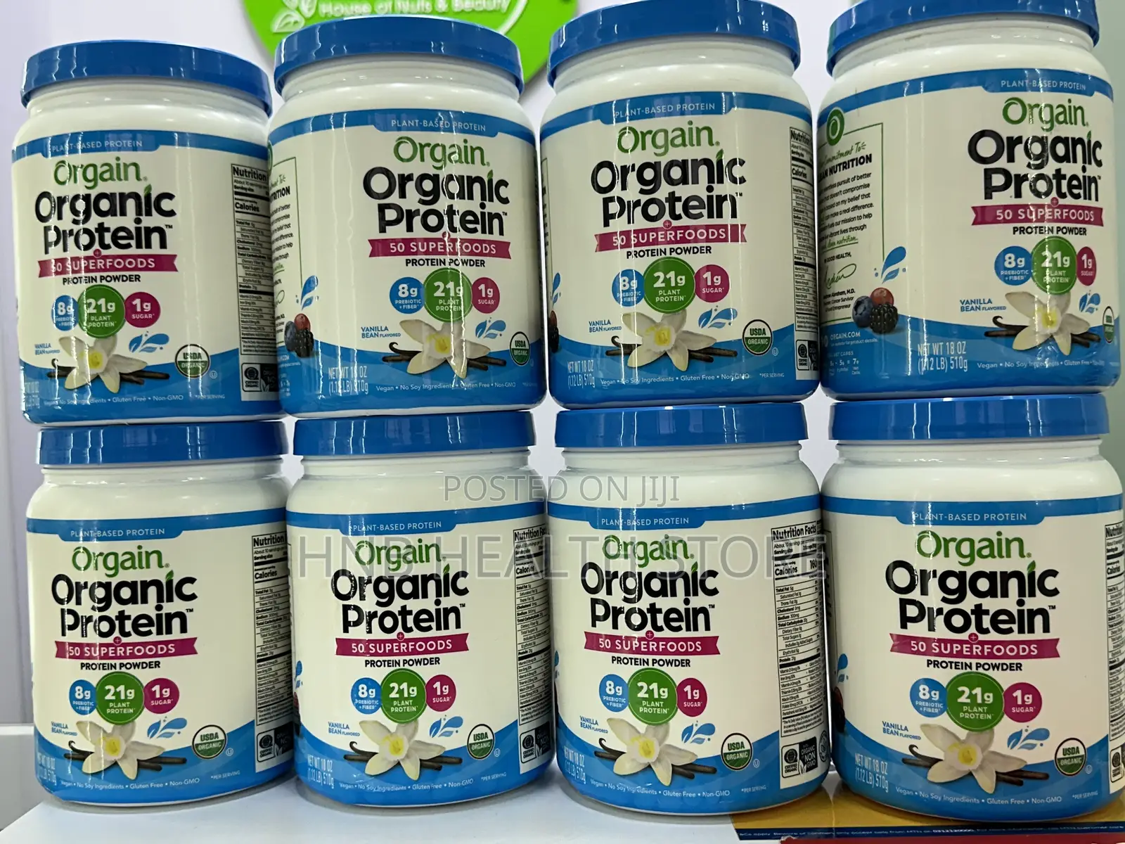 Orgain Protein Powder With Fibre.