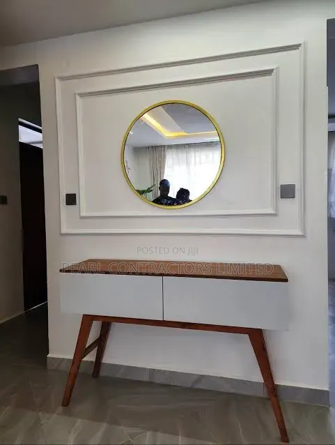 Console Tables/Storage Console Table With Mirror.