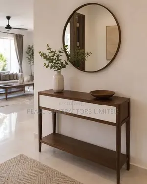 Console Tables/Royal Storage Console Table With Mirror.