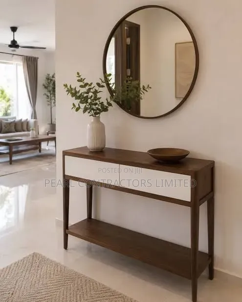 Console Tables/Royal Storage Console Table With Mirror.