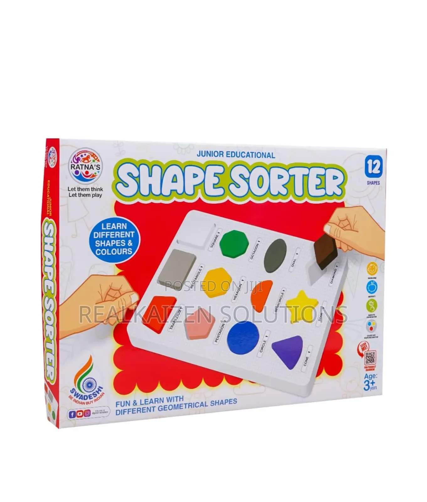RATNA'S Geometrical Shape Sorting and Learning