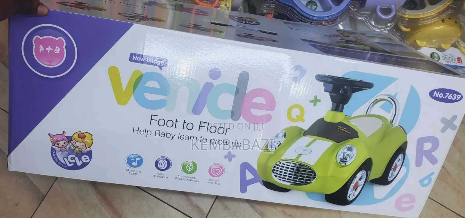 Foot-to-Floor Ride-on Toy Car