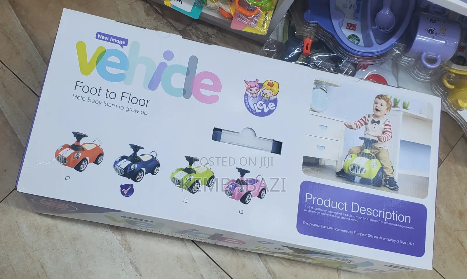 Foot-to-Floor Ride-on Toy Car