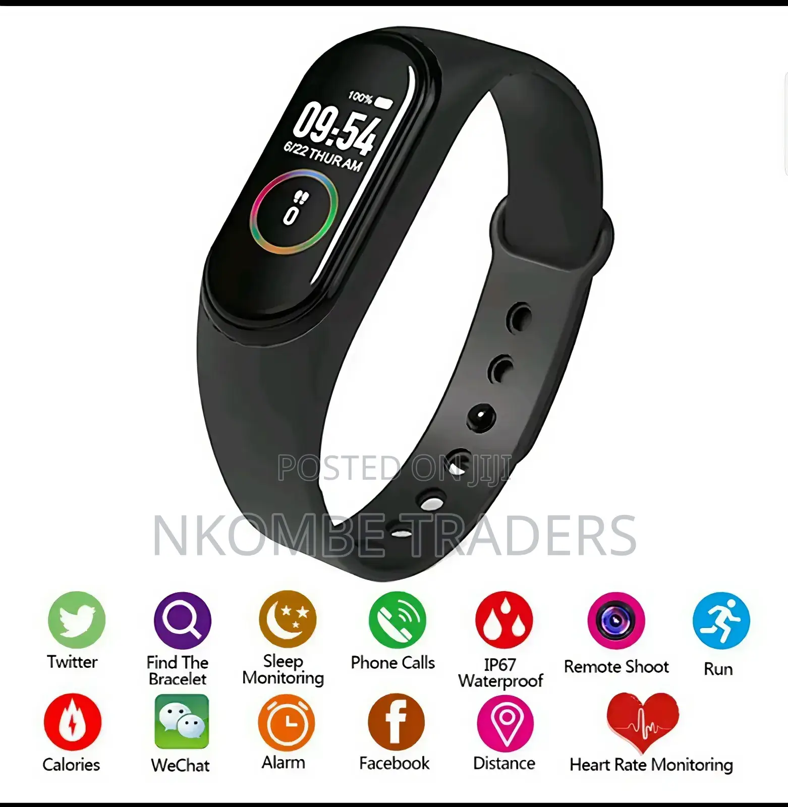 Smartwatch Fitness Band / Stylish Smart Bracelet
