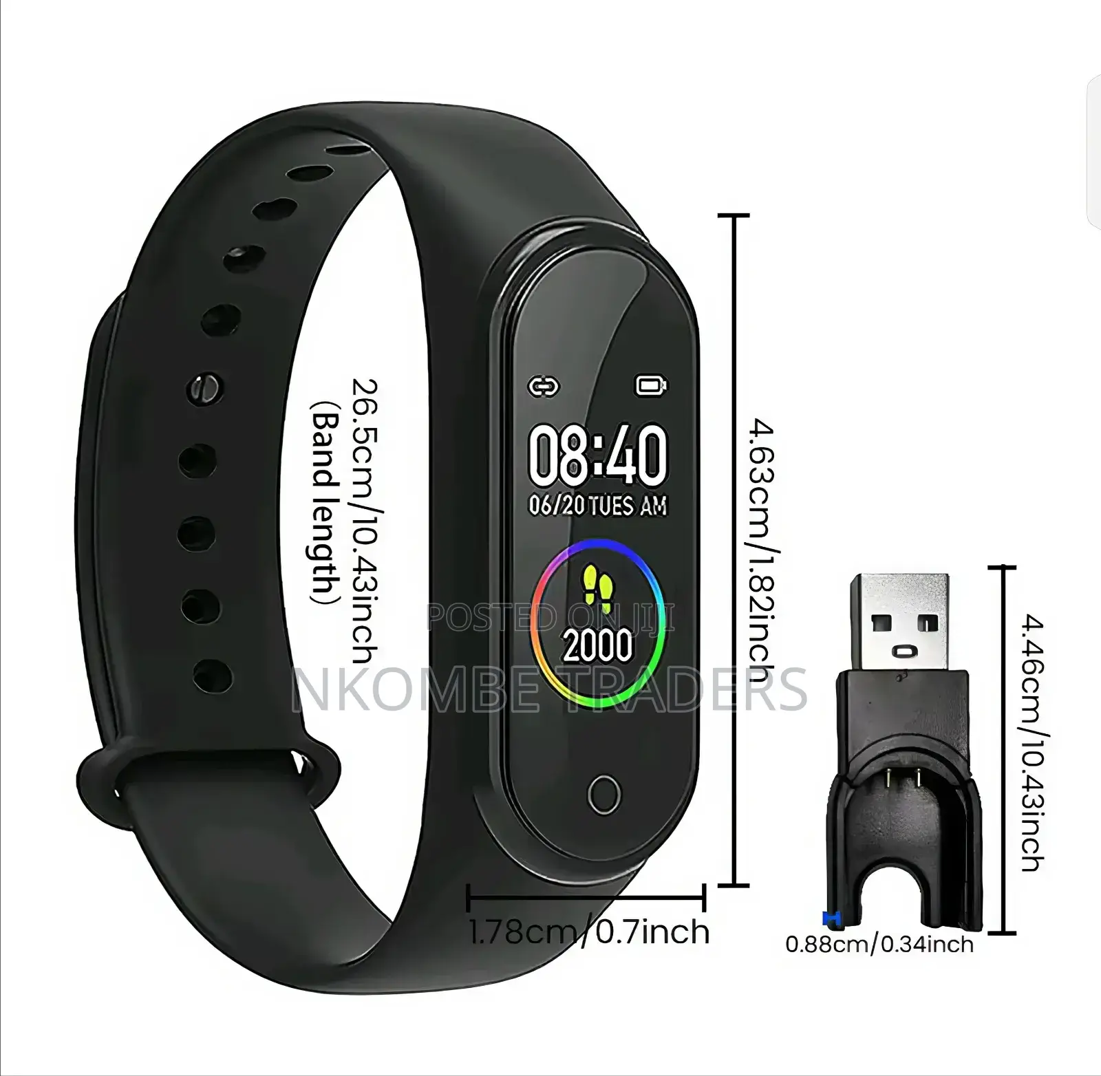 Smartwatch Fitness Band / Stylish Smart Bracelet