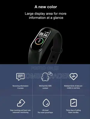 Smartwatch Fitness Band / Stylish Smart Bracelet