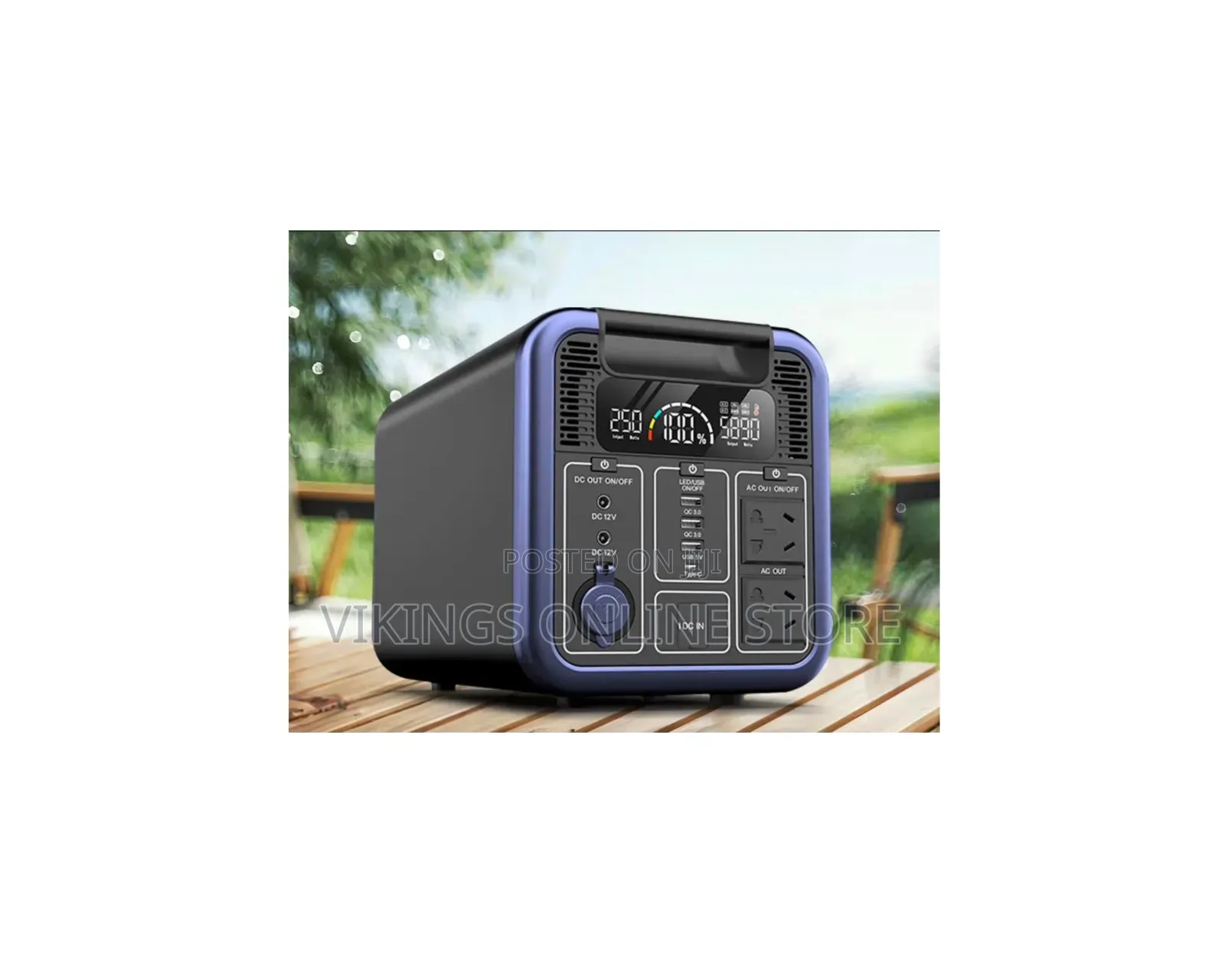1200W Portable Power Station 806Wh Solar Generator LiFePO4 Battery