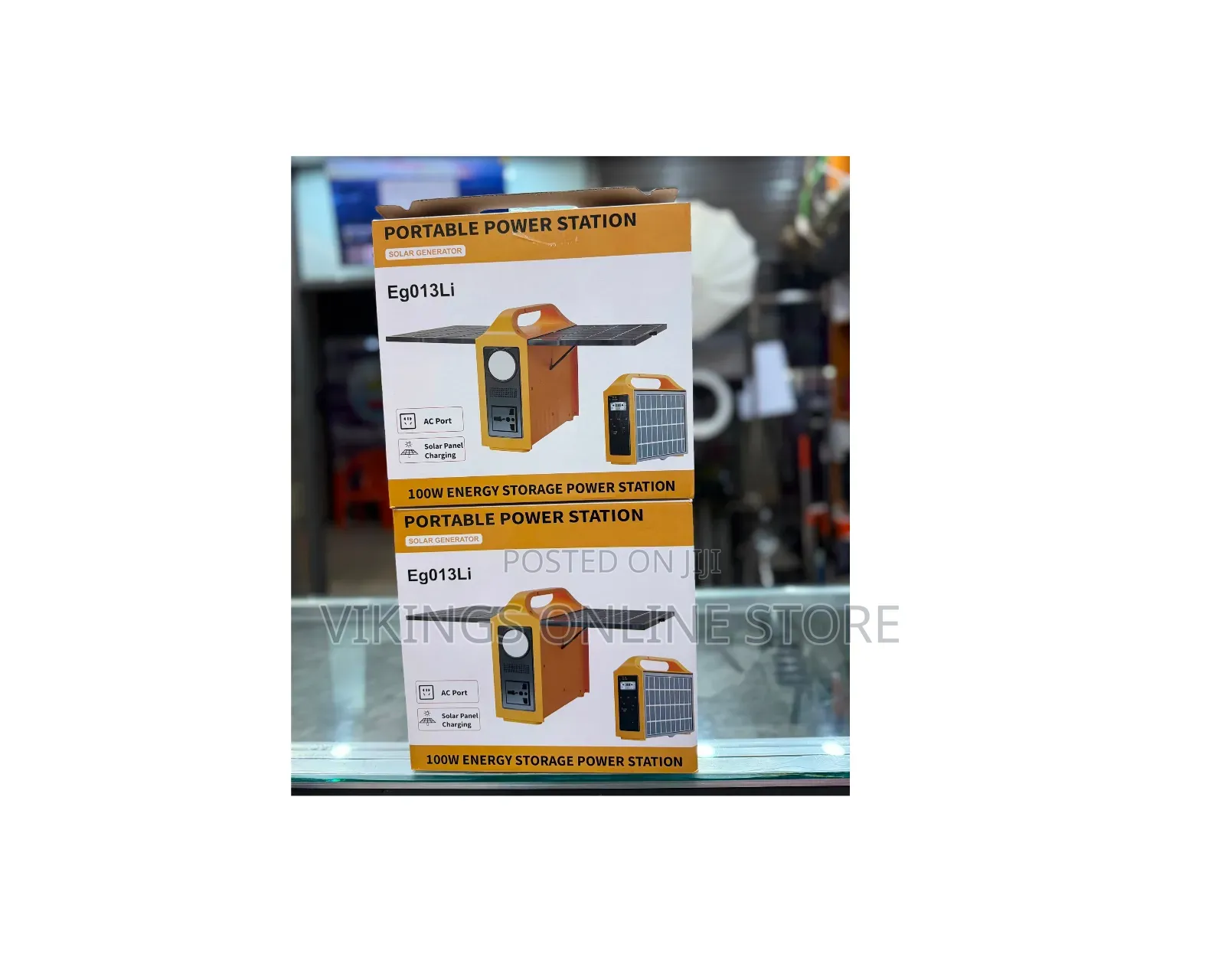 EG-013Li 100W Portable Power Station Solar Generator